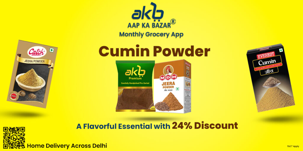 Cumin Powder: A Flavorful Essential from Aap Ka Bazar®