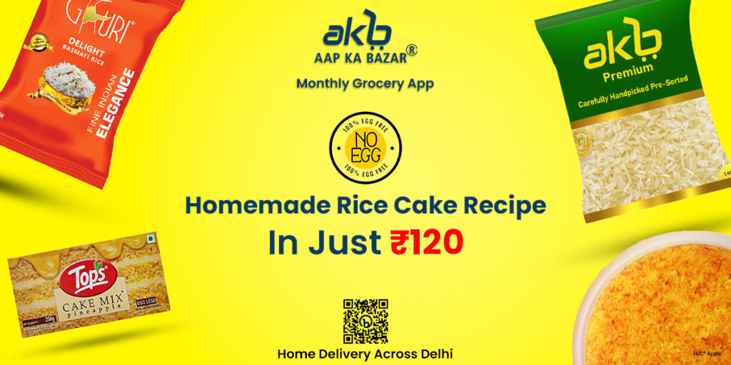 Homemade Rice Cakes: A Wholesome Snack Made Easy with Aap Ka Bazar’s Quality Ingredients