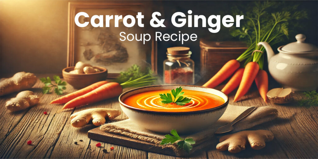 Warm and Comforting Carrot and Ginger Soup Recipe