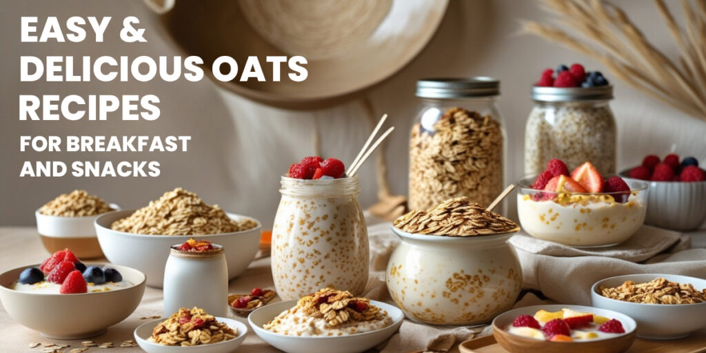 Easy & Delicious Oats Recipes for Breakfast and Snacks