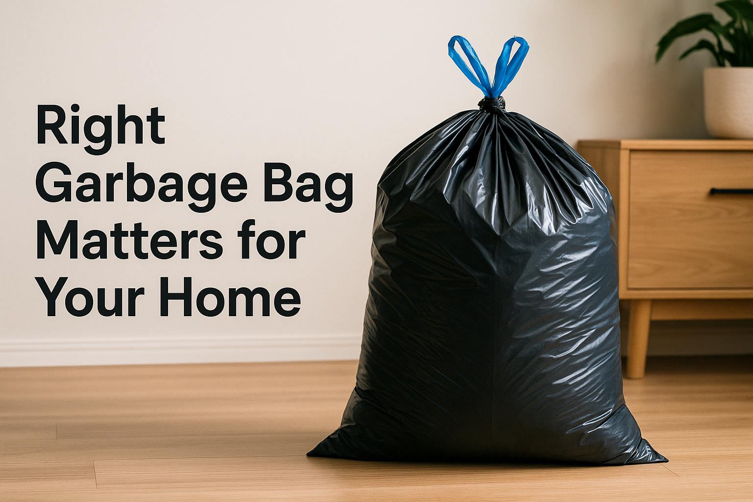 Home Garbage Collection Why Choosing the Right Garbage Bag Matters for Your Home