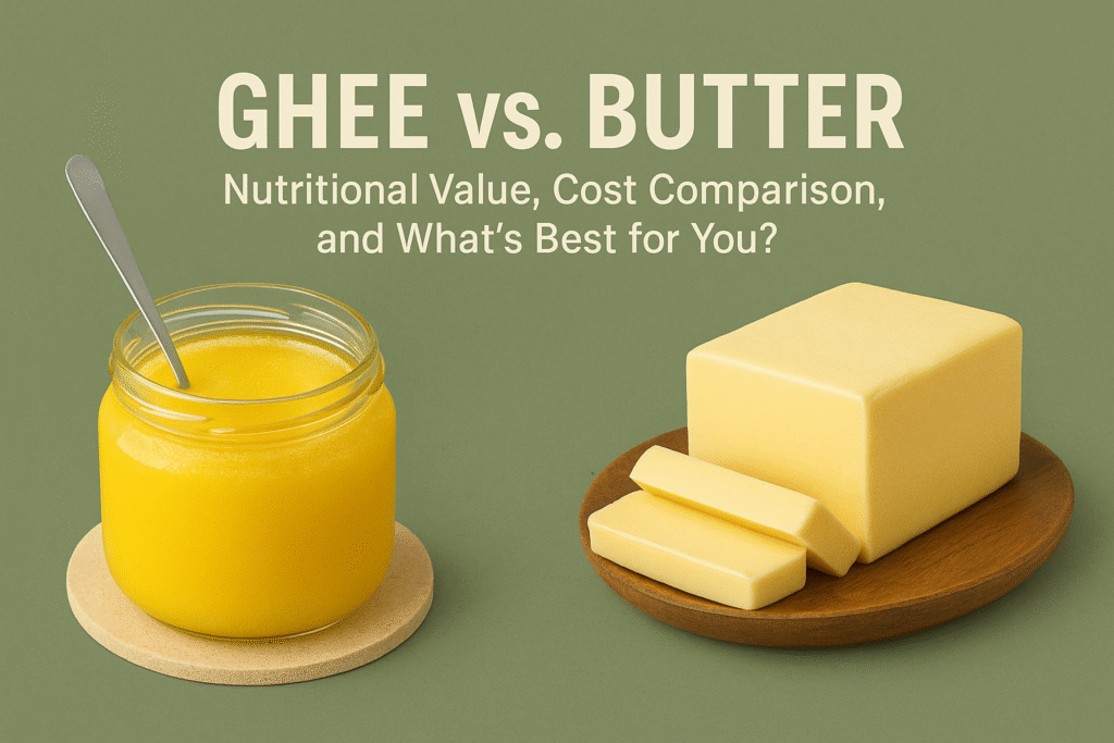 Ghee vs. Butter: Nutritional Value, Cost Comparison, and What’s Best for You