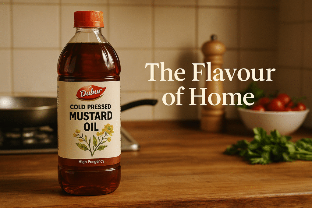 🌾 More Than Just Oil: Dabur Cold Pressed Mustard Oil and the Flavour of Home