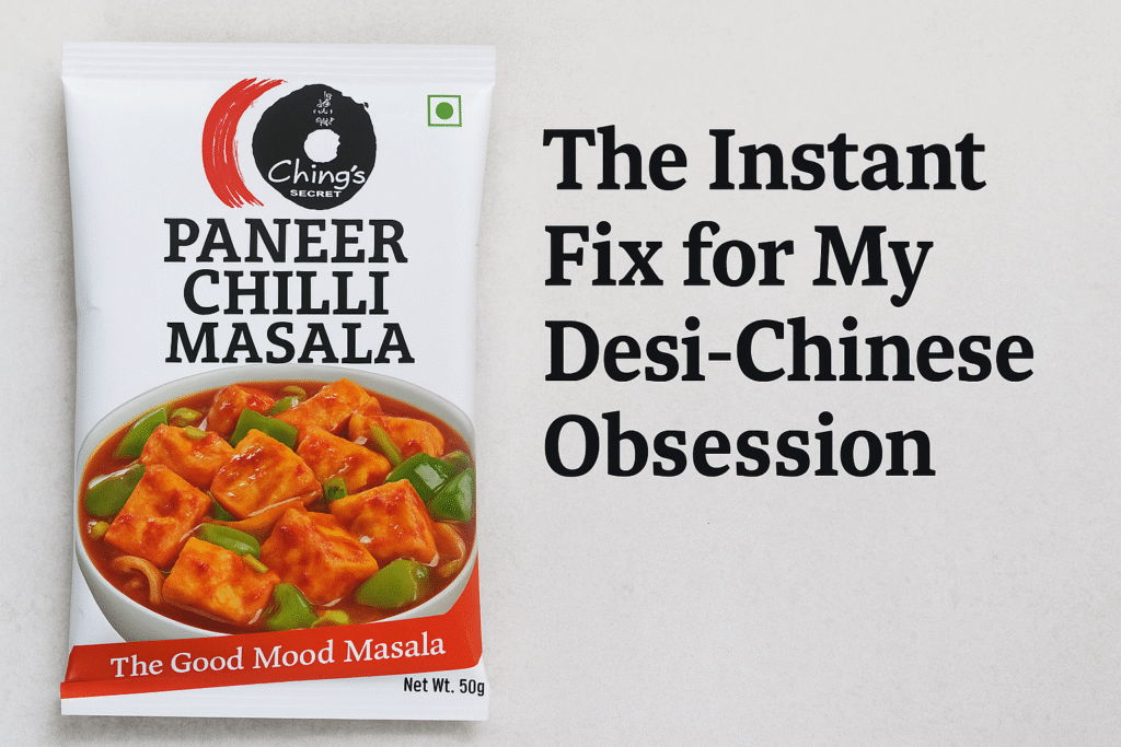 Ching’s Paneer Chilli Masala: The Instant Fix for My Desi-Chinese Obsession