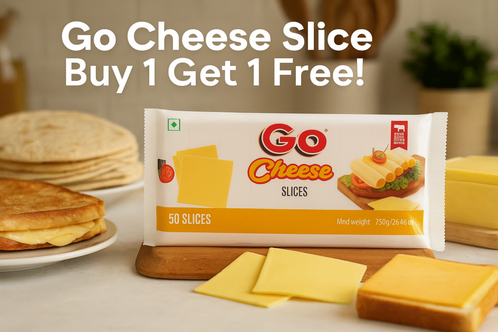Say Cheese to Health & Savings: Go Cheese Slice Buy 1 Get 1 Free!