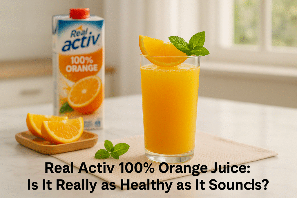 Real Activ 100% Orange Juice: Is It Really as Healthy as It Sounds?