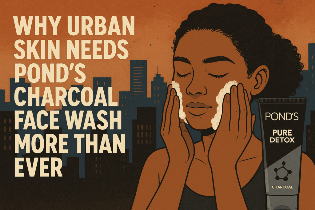 🏙️Why Urban Skin Needs Pond’s Charcoal Face Wash More Than Ever