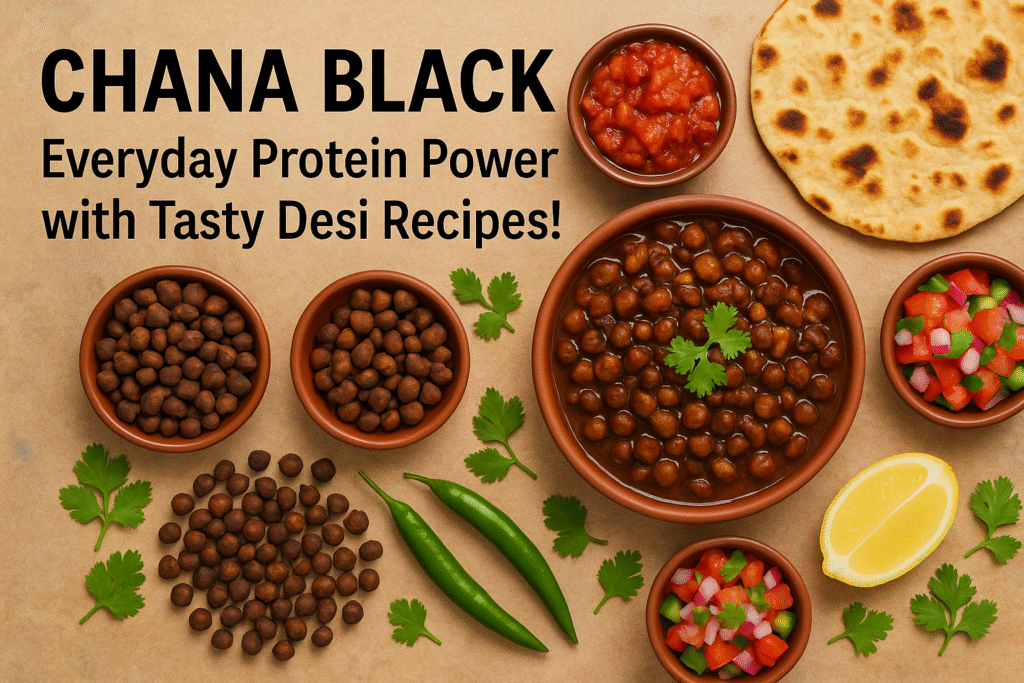 Chana Black: Everyday Protein Power with Tasty Desi Recipes!