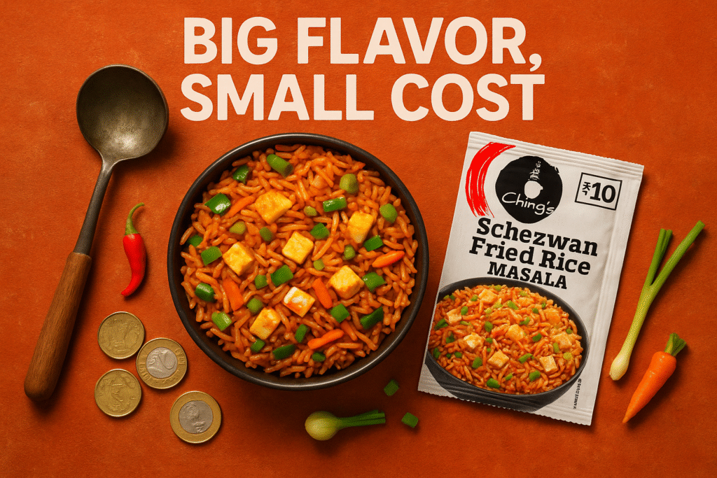 Schezwan Spice in ₹10? Ching’s Fried Rice Masala Is Your Shortcut to Street-Style Magic!