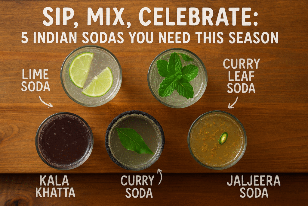 Sip, Mix, Celebrate: 5 Indian Sodas You Need This Season (and How to Use Them Right!)