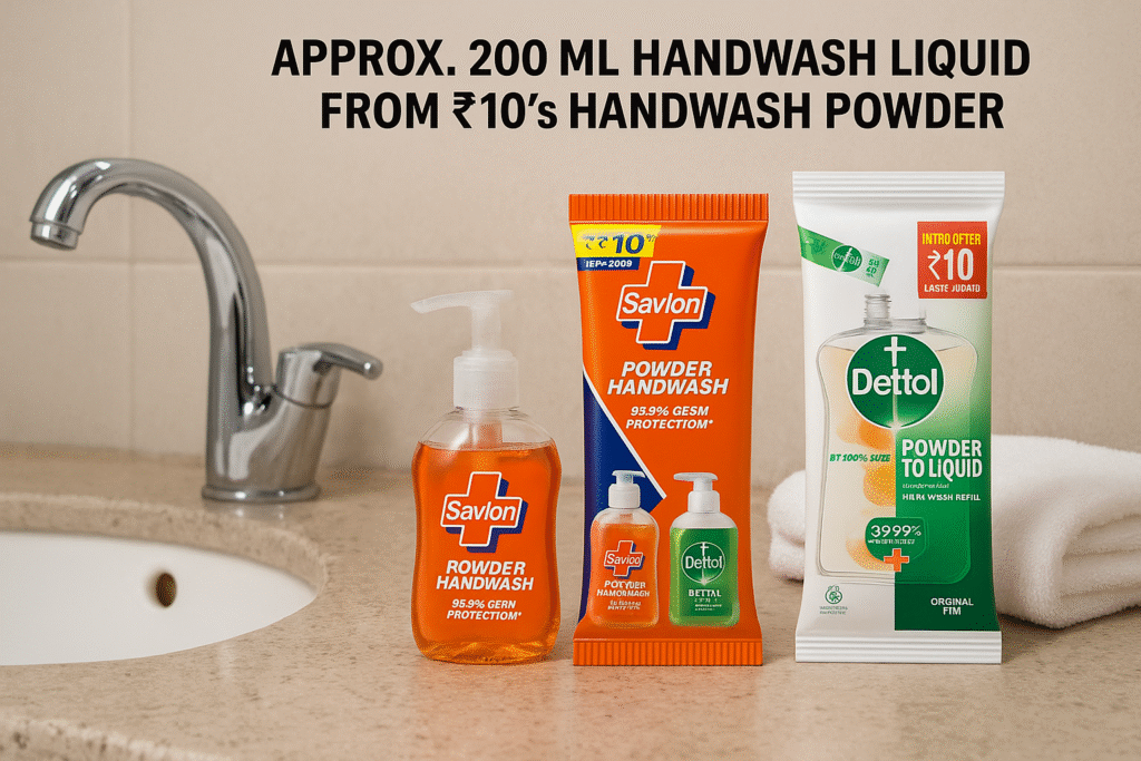 Dettol Hand Wash Powder vs Savlon Powder Handwash: Which Refill Pack Should You Choose?