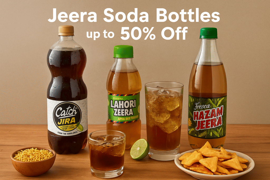 Jeera Soda Bottle up to 50% Off: Spicy, Fizzy, & Full of Health Benefits