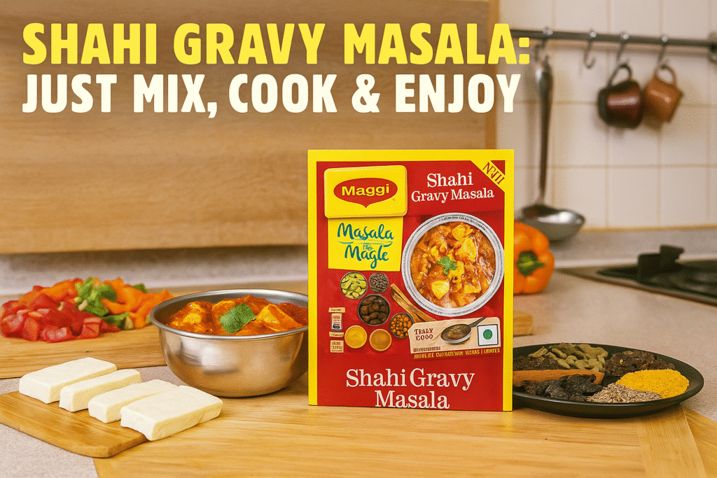 Maggi Shahi Gravy Masala: Royal Flavor in Shahi Paneer & Kadai Paneer