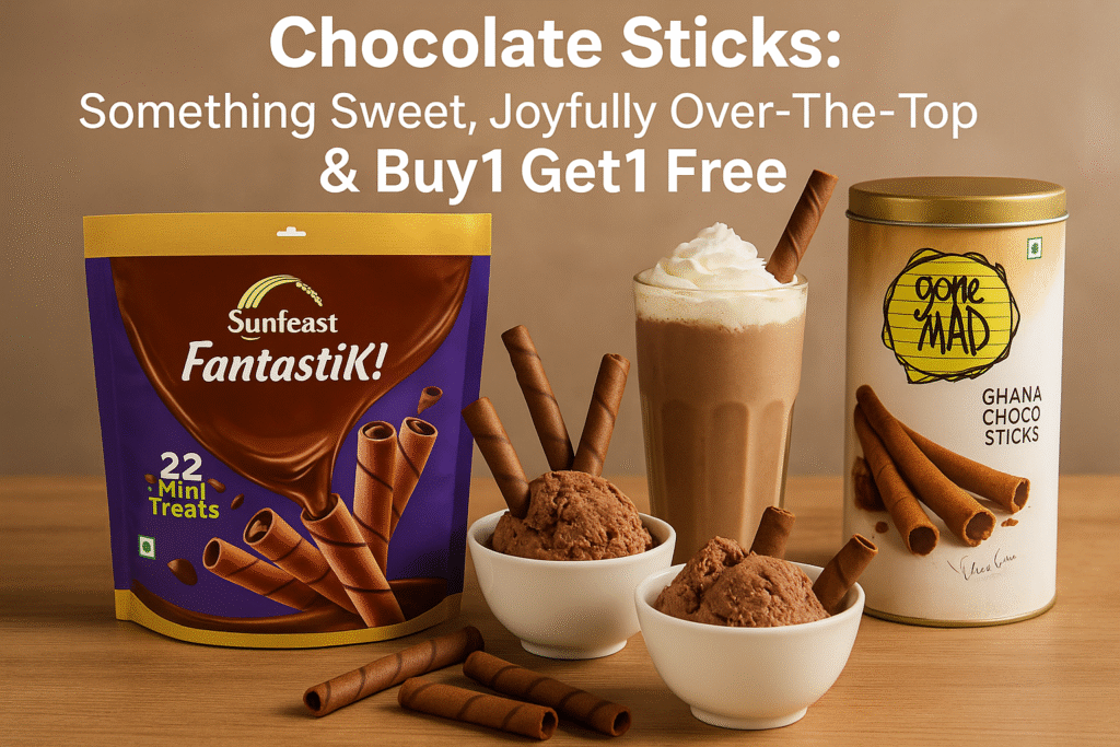 Fantastik Chocolate: Featuring Sunfeast Chocostick & Gone Mad Choco Sticks