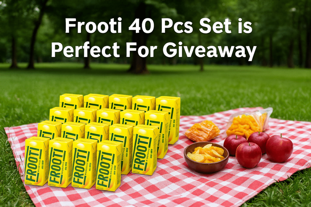 Frooti 10 Rs pack of 40 Pieces – The Ultimate Mango Treat in Bulk!