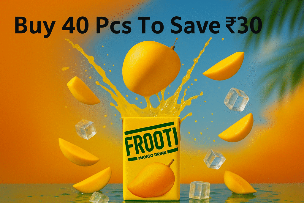 Up to 15% Off on Frooti Pack of 40 Price – The Taste & Memories Stay the Same.