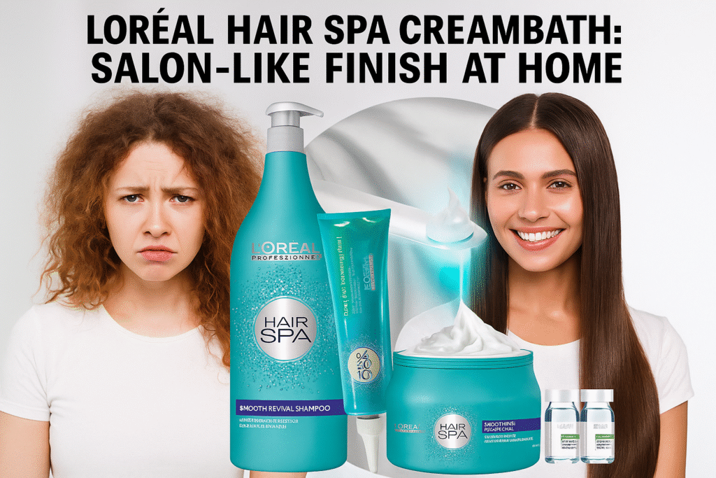 Loreal Hair Spa at Home: Nourish, DX Professional, Smooth & Repair Cream Baths