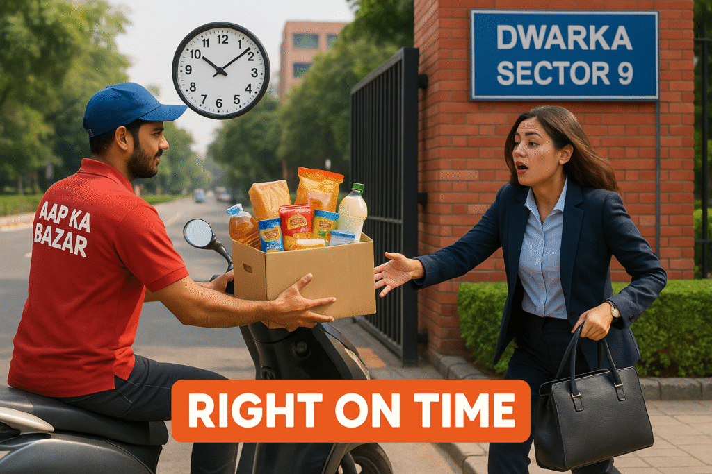 Quick Grocery Delivery Dwarka Sector 9
