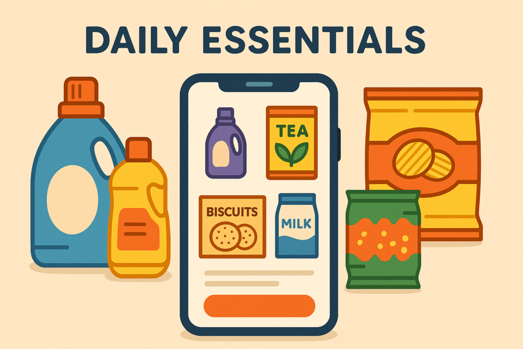 Daily Essentials Delivery Dwarka Sector 3 Delhi