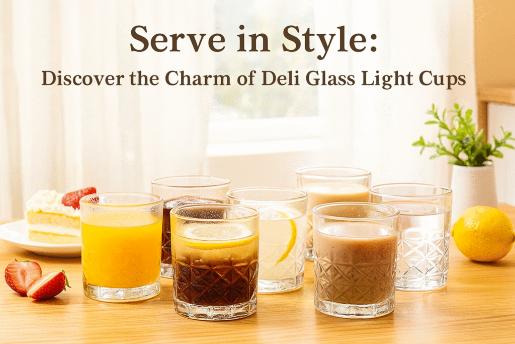 Deli Glass Light Cups