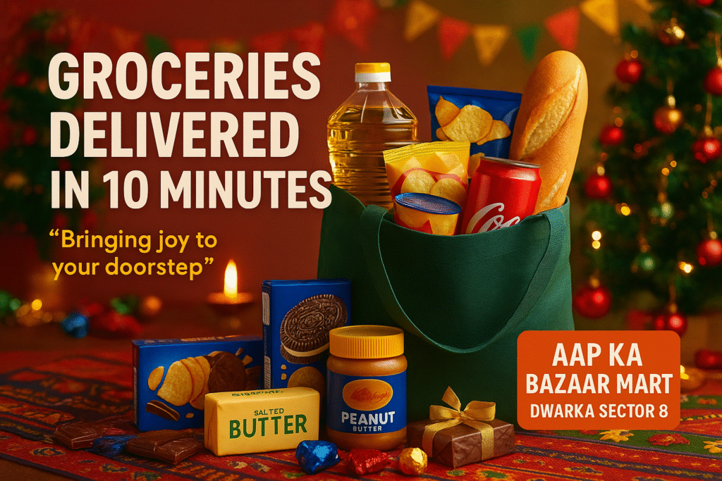 10-Minute Grocery App Dwarka Sector 8