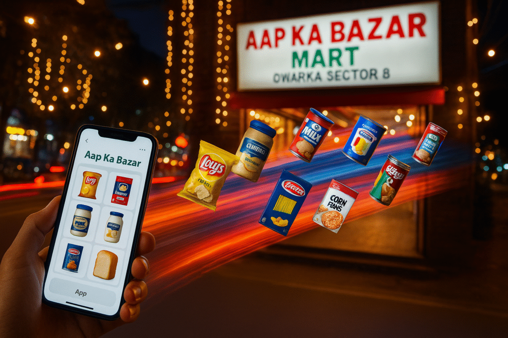 Rapid Grocery Delivery Dwarka Sector 8 Delhi