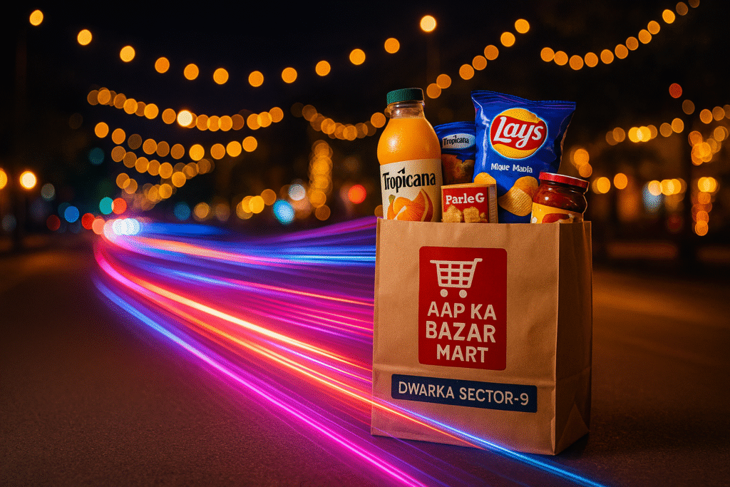 Grocery Apps in Dwarka Sector 9 Delhi