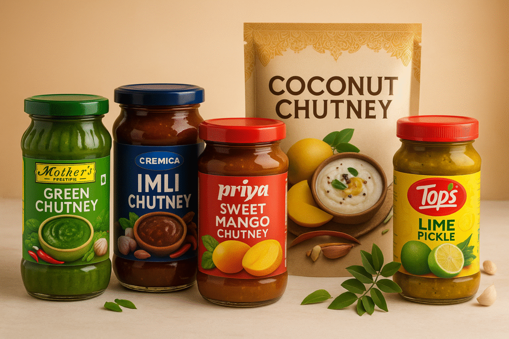 indian chutney collectioin