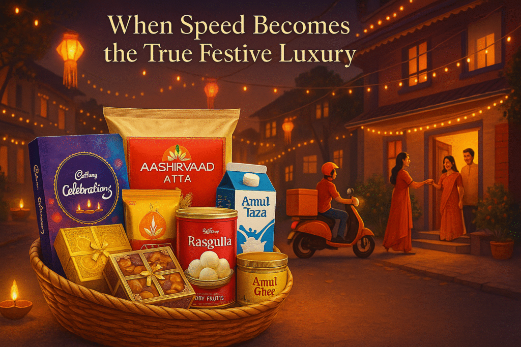 10 min grocery delivery app in Delhi