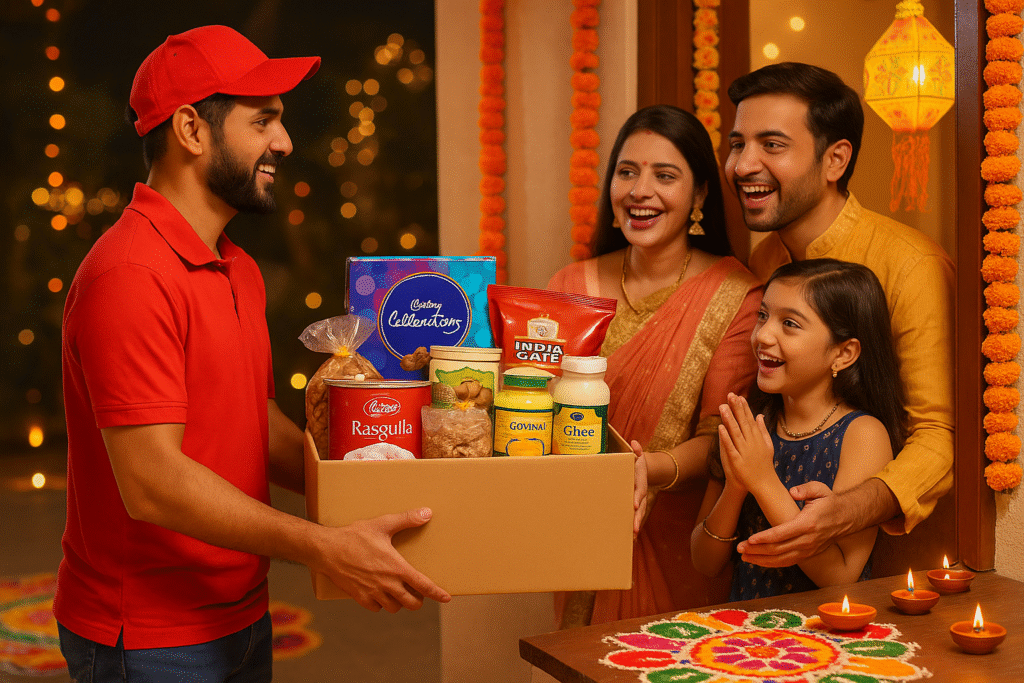 grocery app 10 min delivery delhi