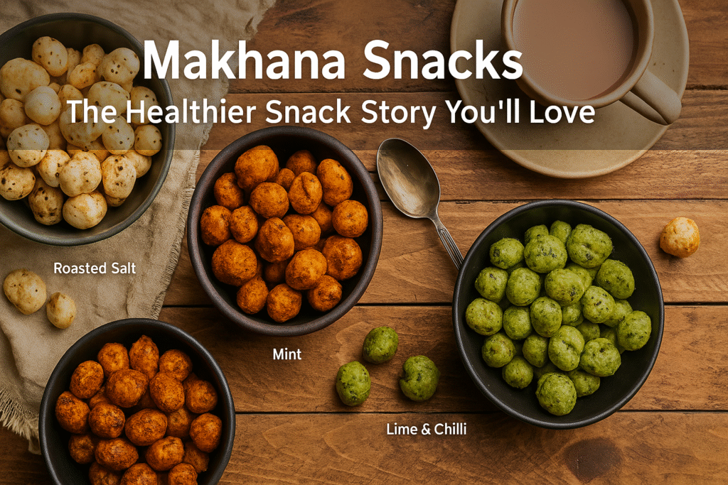 Makhana Snacks – The Healthier Snack Story You’ll Love