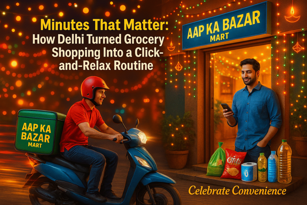 10 mins grocery delivery Delhi
