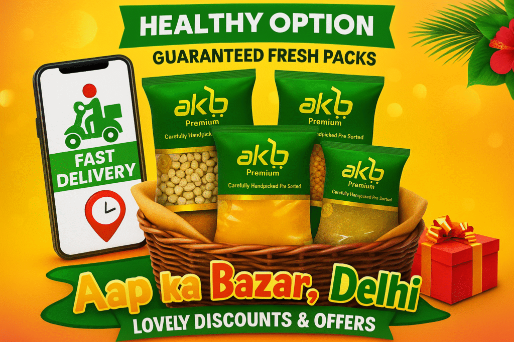 Instant grocery delivery app Delhi