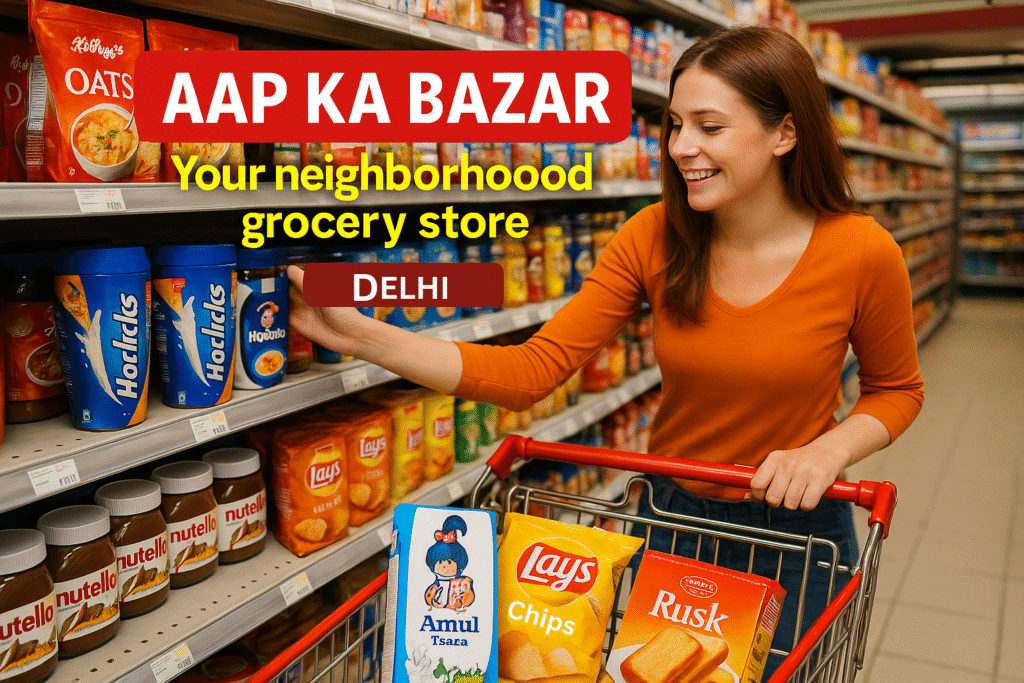 From Rush Hours to Relaxed Homes – How Aap ka bazar Made Grocery Shopping in Delhi Effortless