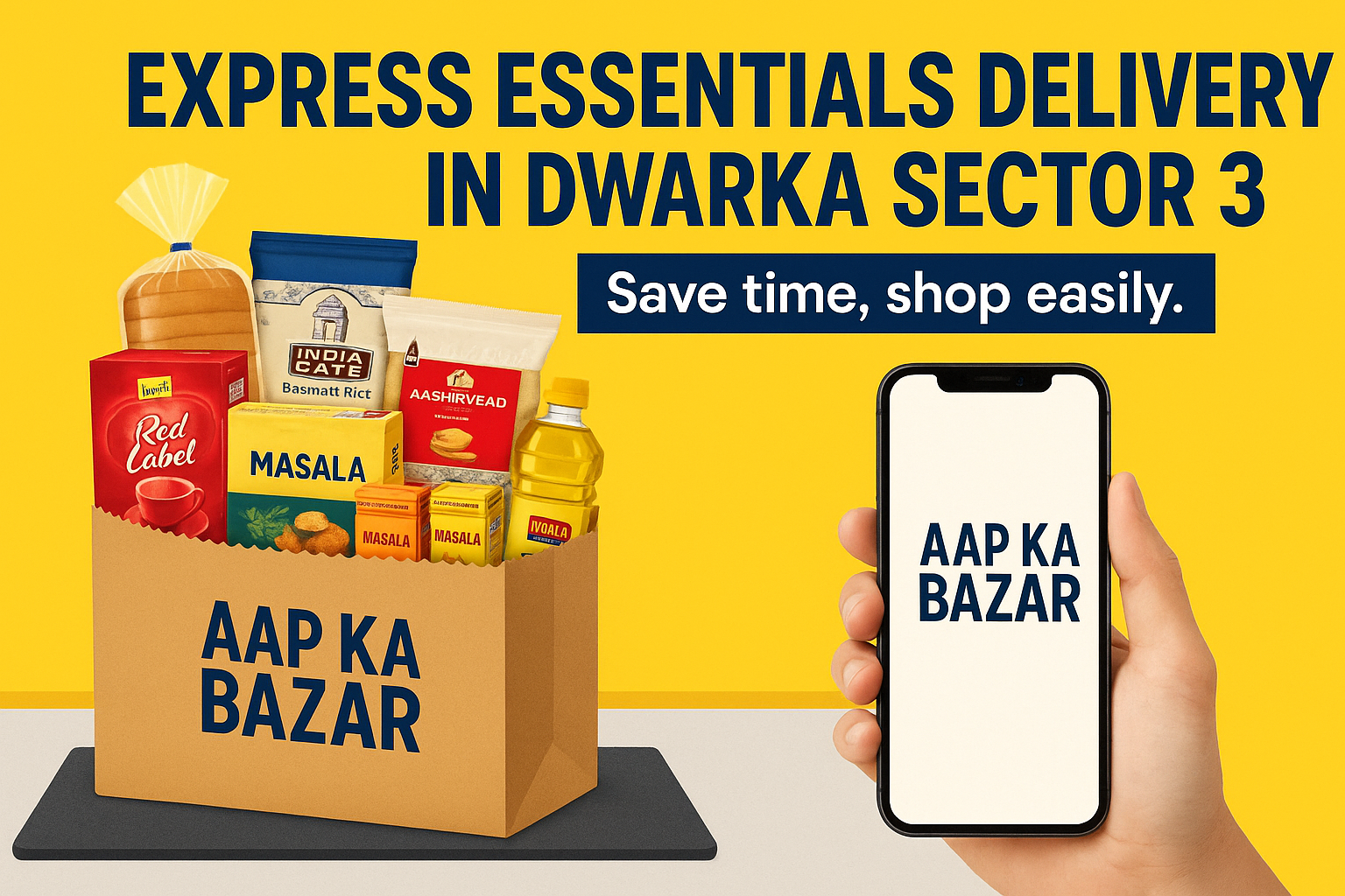 Express Essentials Delivery in Dwarka Sector 3