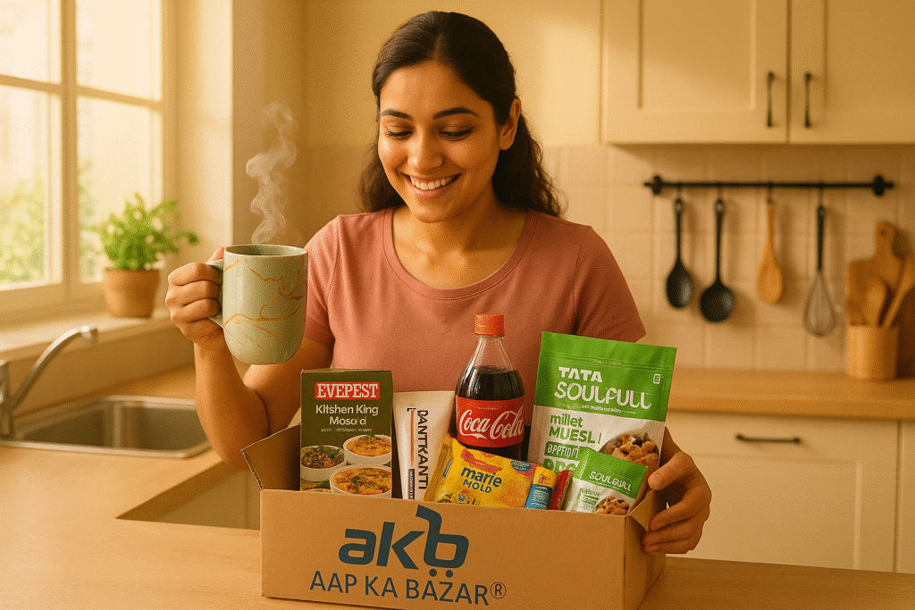 Express essentials delivery Dwarka Sector 4 – Aap Ka Bazar fast grocery and home delivery Delhi.