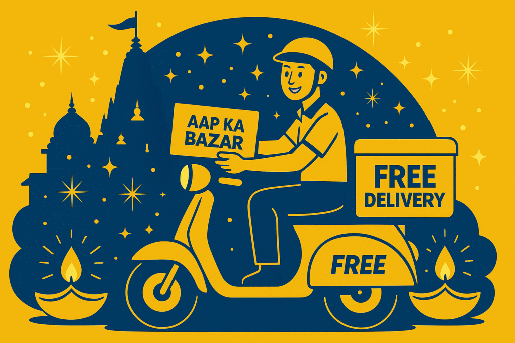 Grocery App with Free Delivery Dwarka Sector 4