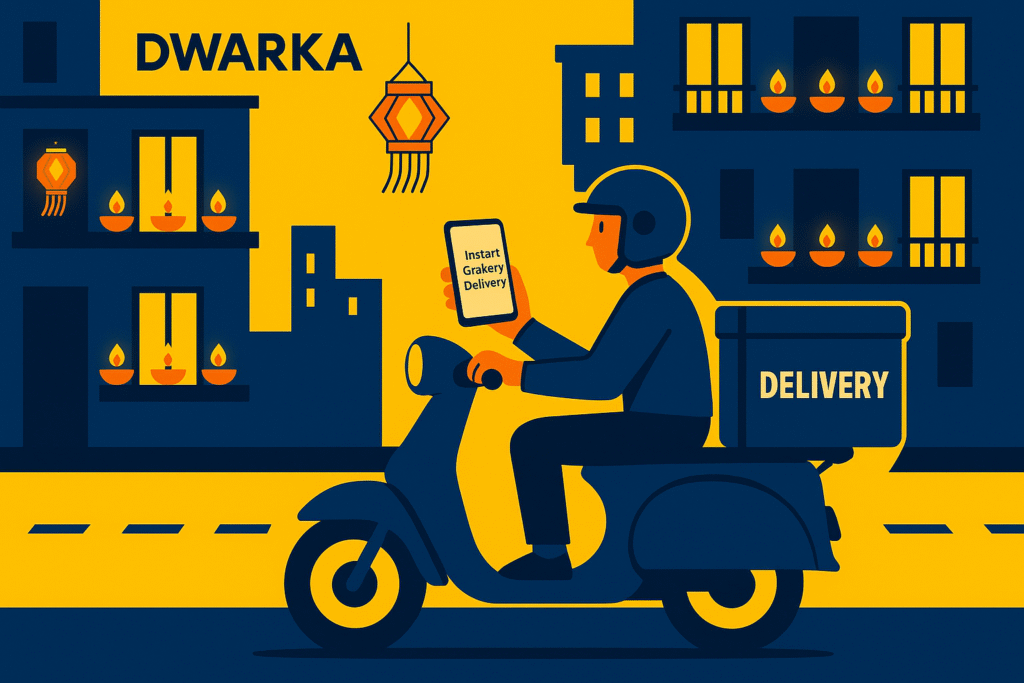 Instant Grocery Delivery Dwarka Sector 4 Delhi