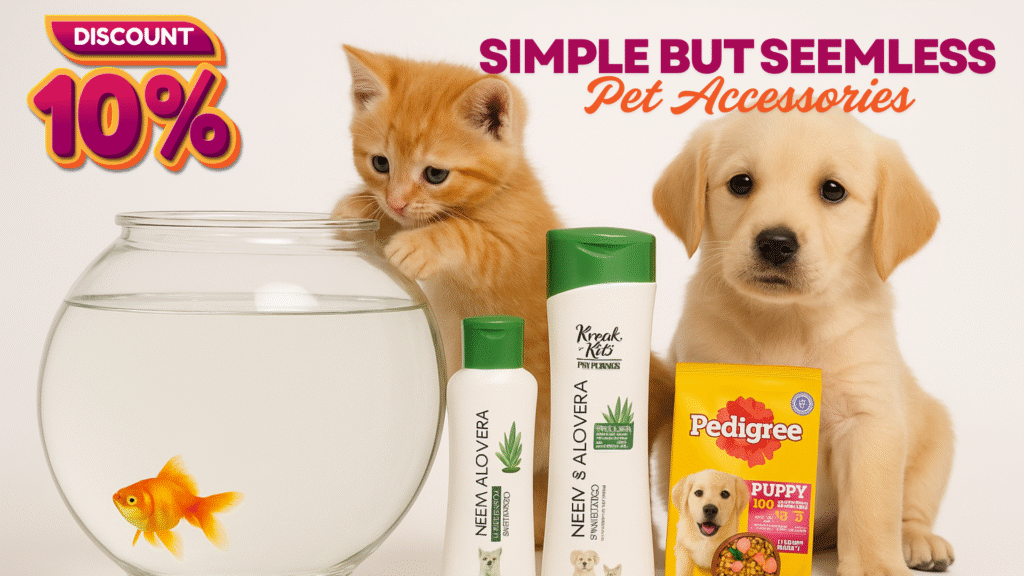 Pet Accessories for Dog Lovers, Cat Parents & Fish Keepers
