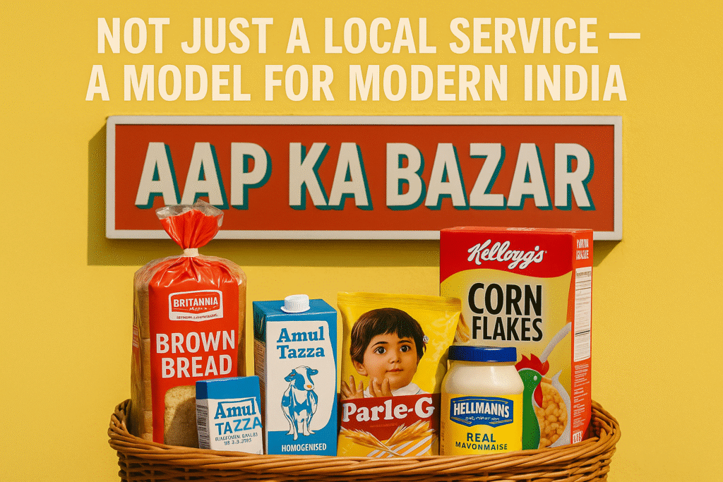 When Delhi Gets Its Groceries in 10 Minutes – The Aap Ka Bazar Story Everyone’s Talking About!