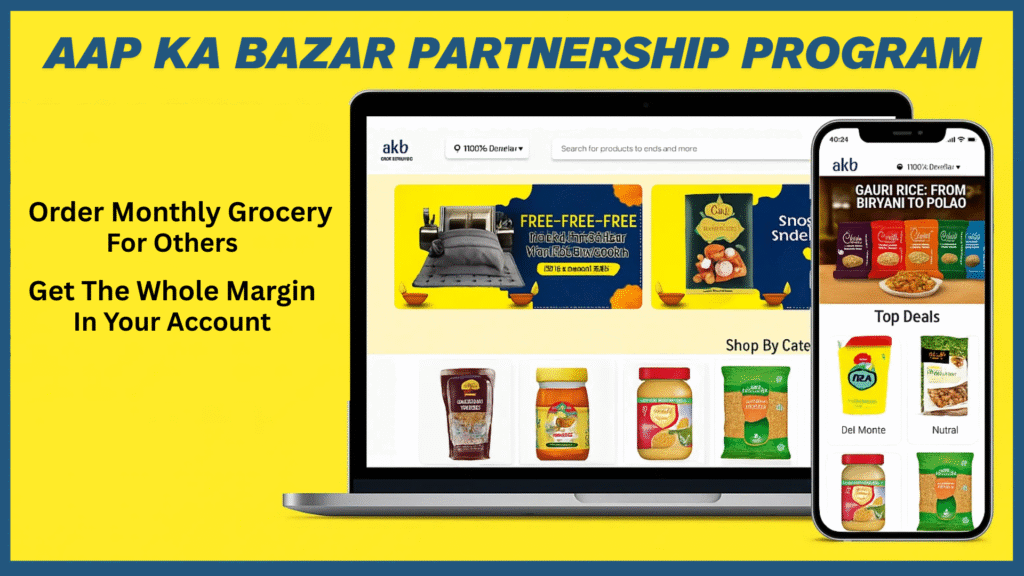 Aap Ka Bazar Partnership Program: Empowering Entrepreneurs with Less Than ₹100 Investment