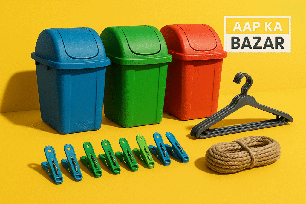 home Essentials Bins, Ropes and Clips