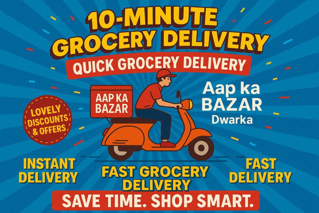 Fast Grocery Delivery in Dwarka Sector 8 Made Simple