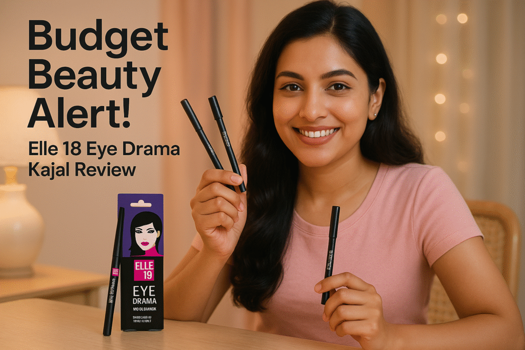 Budget Beauty Alert: Elle 18 Eye Drama Bold Black Kajal That Works Like Magic!