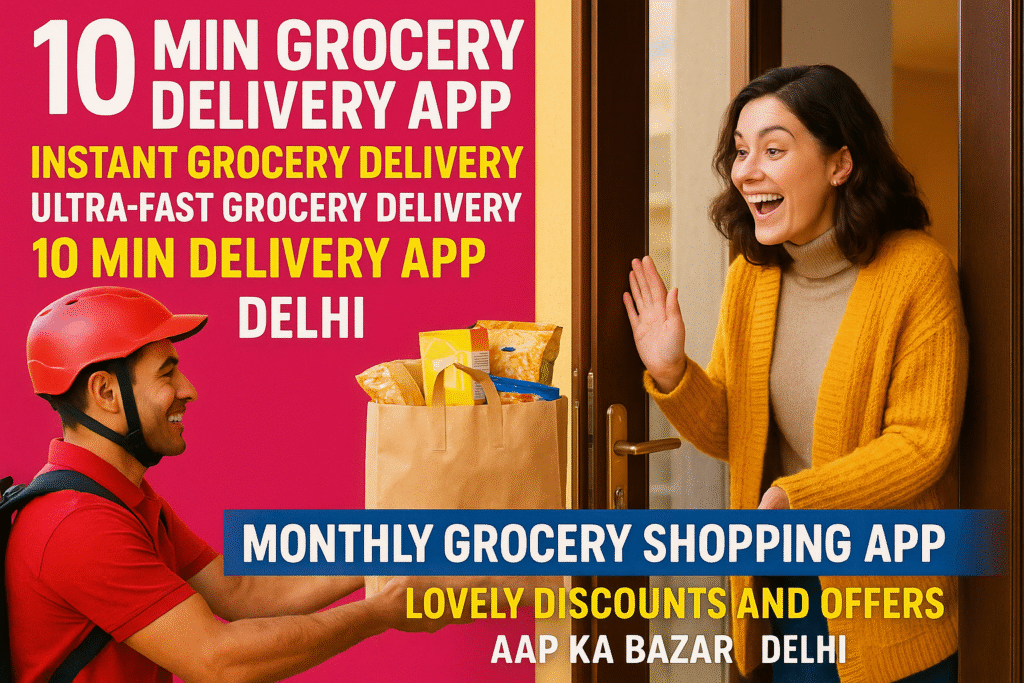 instant grocery delivery delhi
