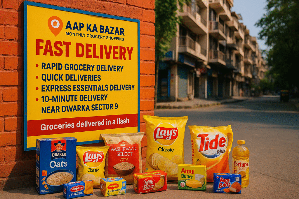 Fast Grocery Shopping Dwarka Sector 9