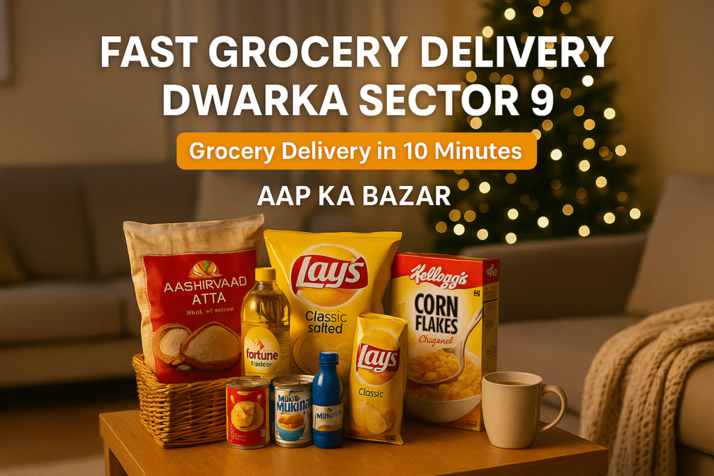 Grocery Delivery in 10 Minutes Dwarka Sector 9