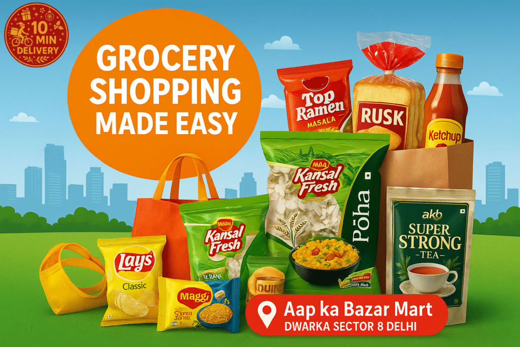 Grocery Delivery Dwarka: Redefining Everyday Ease