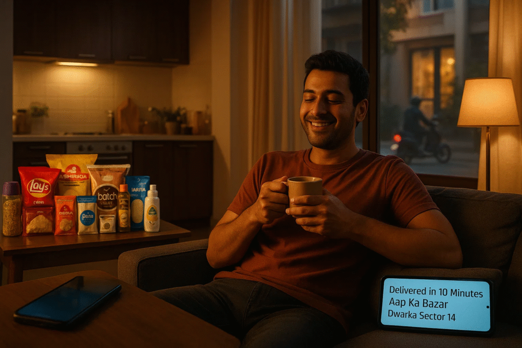 Rapid Grocery Delivery Dwarka Sector 15 Delhi