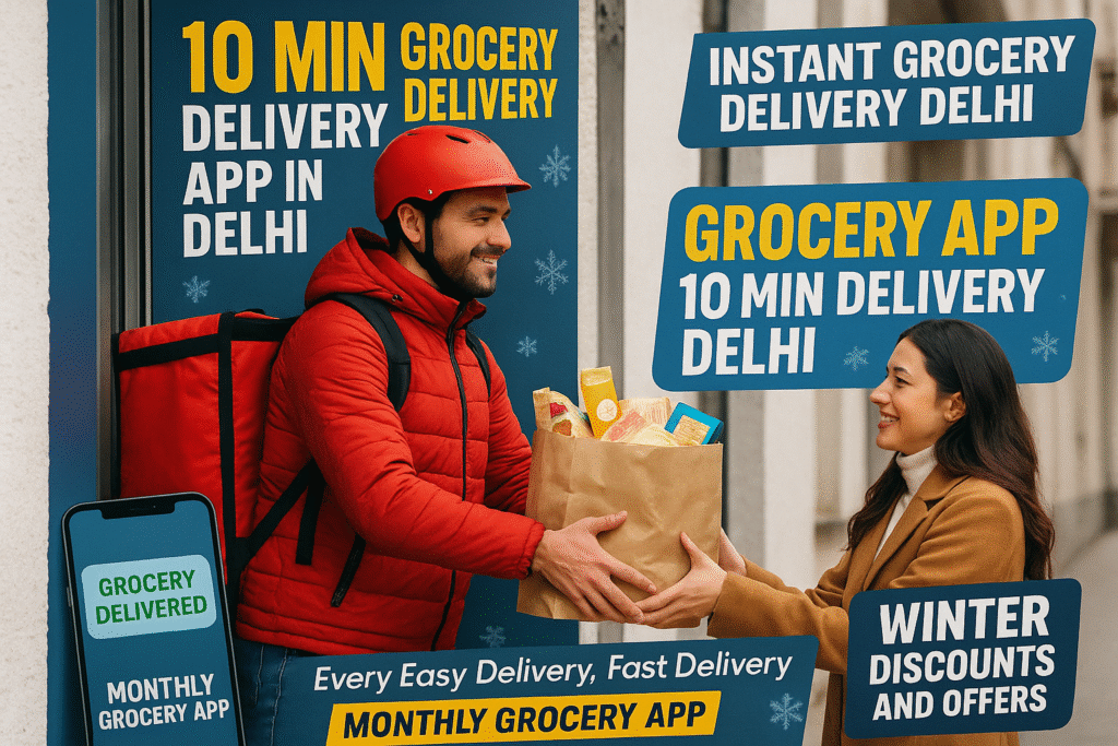INSTANT GROCERY DELIVERY DELHI